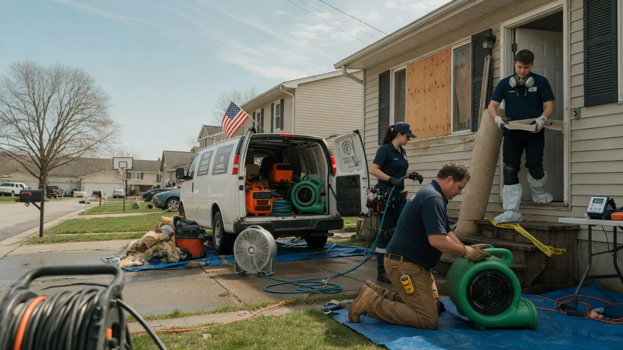 Water Damage Restoration in Sidney, MI near me